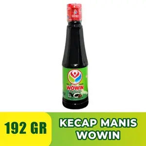 WOWIN KECAP MANIS 192GR MENGANDUNG GARAM HIMALAYA RENDAH NATRIUM [SL]