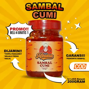 Dapur Mbakla | Sambal Cumi 200 Gram - Sambel Cumi