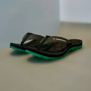 Sandal gunung oudoor Darkspil-sandal jepit  army hijau pria wanita 36-43. Outdoor flexible ringan karet Sendal
