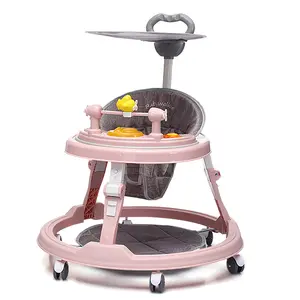 Baby walker mudah dilipat multifungsi anti terguling hadiah mainan PVC cocok untuk 6-14 bulan
