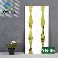 Gambar [COD] Wallpaper Dinding Vinyl Mirror Aesthetic 5 LEMBAR UK 30X60CM PVC GLOSSY • High Quality - YG-05 (5 LEMBAR) dari Joyful Home Interior Sby Kota Surabaya 5 Tokopedia