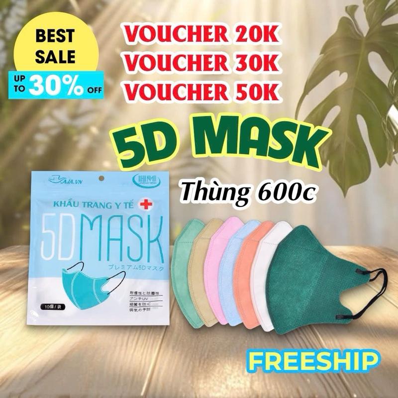 Combo 600 chiếc khẩu trang AJA Hoàng Minh túi zip ( mua 500 tặng 100 chiếc )
