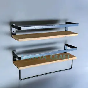 Rak Dinding Lebar 10cm - Tempat Penyimpanan Dapur / Kamar Mandi Model Minimalis Aeshtetik Kokoh