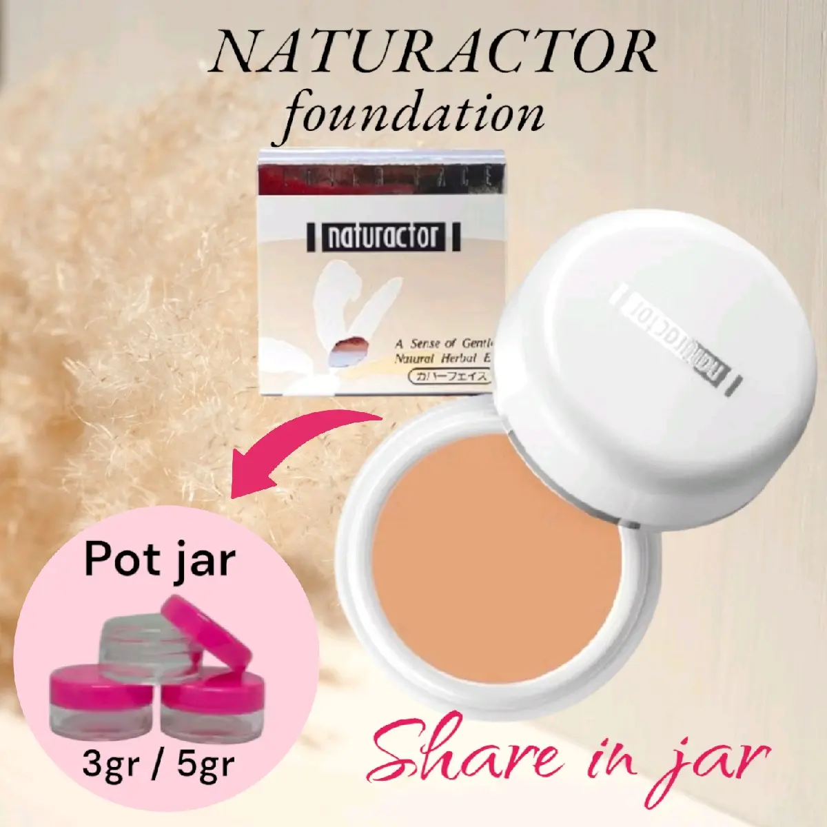 Naturactor Foundation Share in jar #Naturactor foundation