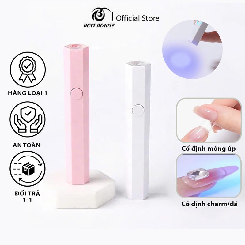 Đèn hơ móng mini, máy hơ gel có đèn led tích điện, nhanh không gel, nhỏ gọn, dễ sử dụng.