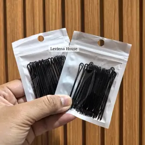 [ISI 20 PCS] JEPIT LIDI PENTOL / PENTUL / JEPIT RAMBUT SANGGUL / JEPIT LIDI HITAM