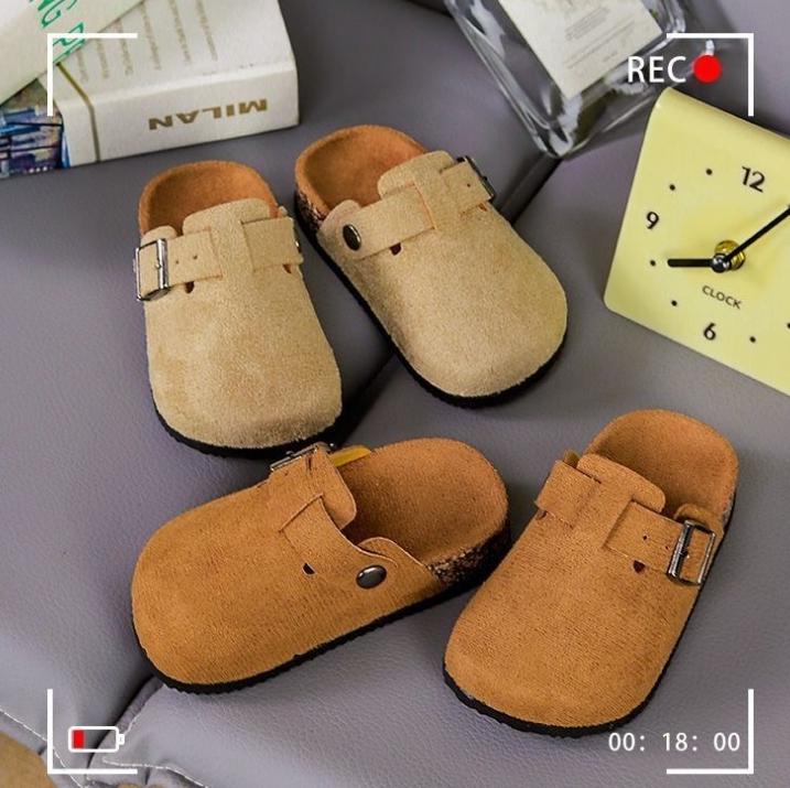 Product Introduction of Half-pack sandals, new fashion for children, retro style, suitable for all seasons, for boys and girls, outdoor sandals for toddlers, non-slip soles, head wrap. 24