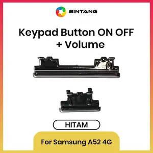 BINTANG KEYPAD BUTTON / TOMBOL ON OFF + VOLUME HITAM For SAMSUNG A52 4G/5G/A72