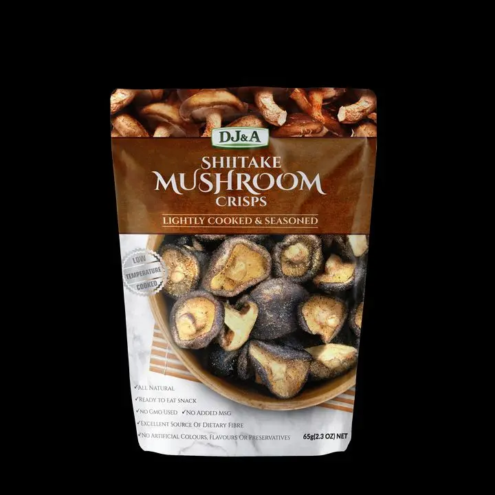 Shiitake Mushroom Crisps | Lightly Cooked & Seasoned