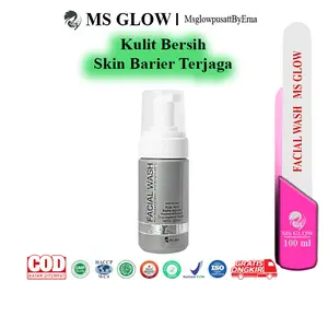 FACIAL WASH MS GLOW NORMAL BRIGHTENING Cleanser Wajah
