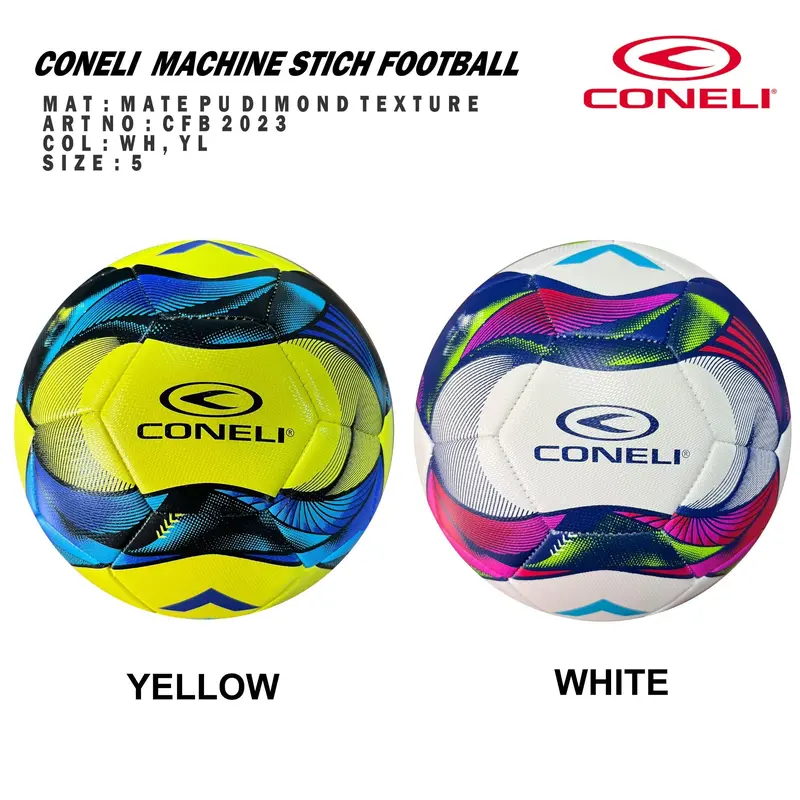 Sepak Machine CONELI CFB2023 Machine Stitch Football / Bola Sepak Padang Size ...