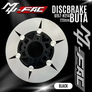 CAKRAM PIRINGAN DISC DEPAN UK 220mm MUFAC DISC BUTA ALL MOTOR BEAT VARIO MIO SMILE SPORTY SCOOPY JUPITER MX JUPITER Z BLADE F1ZR DLL