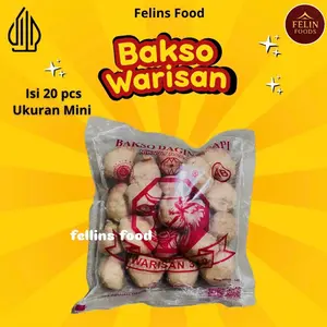 BAKSO WARISAN ISI 20 BUTIR AB MINI DAGING SAPI FROZEN FOOD