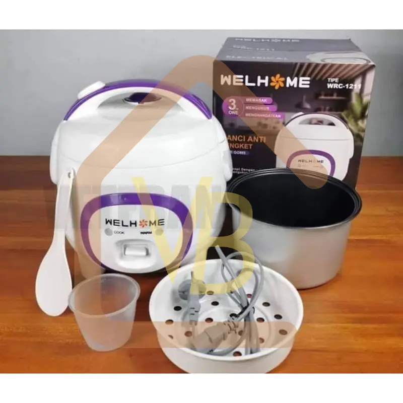 Rice Cooker Welhome 1,2 liter WRC-1211 Magic Com 3in1 Multifungsi 1