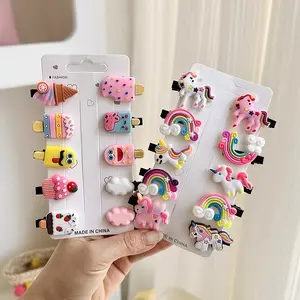 10PCS JEPIT RAMBUT ANAK / JEPITAN RAMBUT ANAK MOTIF KARAKTER KARTUN