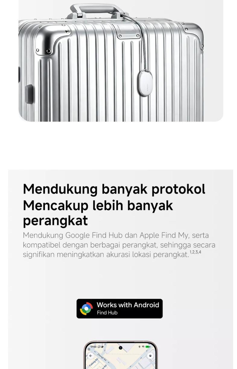 Xiaomi Tag | Support Apple Find My & Google Find Hub | Lacak Barang Jarak Jauh | Baterai Tahan Lama | Tahan Debu dan Air IP67 | GPS Xiaomi Tag | Support Apple Find My & Google Find Hub | Lacak Barang Jarak Jauh | Baterai Tahan Lama | Tahan Debu dan Air IP67 | GPS