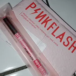 (TERLARIS) PINKFLASH Waterproof Liquid Eyeliner Pencil Long-lasting Smudgeproof Tahan Lama Tahan Air PFE01
