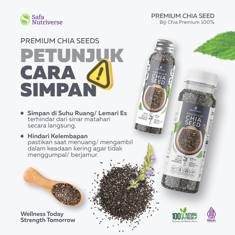 Product Introduction of Black Chia Seed Premium Organik Meksiko Biji Chia Wijen Hitam Sesame 16