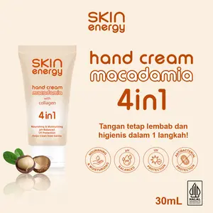 Makarizo Skin Energy Hand Cream Macadamia 4in1 30mL / Lotion Tangan / Perawatan / Kering / Extract