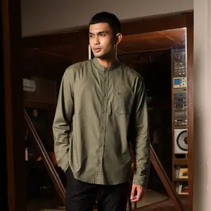 Emba Classic - Rona Kemeja Koko Pria Kerah Shanghai Lengan Panjang Collection Baju Muslim