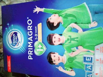 Product Review of Susu Frisian Flag 123 (700 gr) / susu bendera 123/456 vanila madu / Jelajah 123 primagro 1+ primagro 3+ from M**y A**h 0