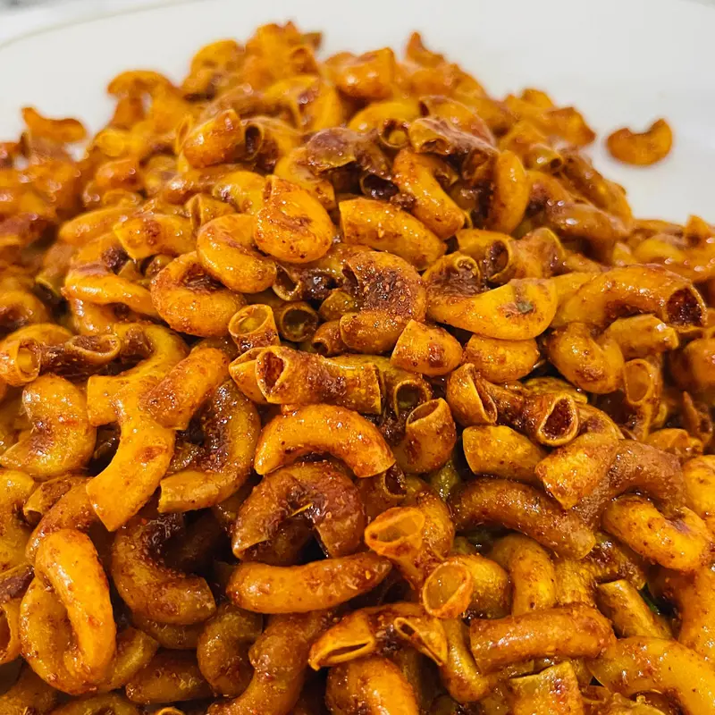 MAKARONI CIKRUH DAUN JERUK 250gram Makanan Camilan Asin Pedas Food Snack Cemilan 6