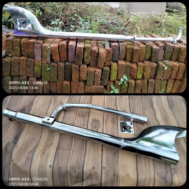 Knalpot Sirip Hiu PNP StreetCub Grand Astrea C70 Supra All Motor Bebek 0