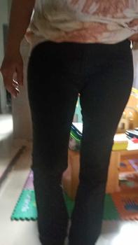 Product Review of High Waist Jeans Streach Wanita Cutbray || Korean Style Straight Loose Cutbray Wanita Premium || Cutbray Jeans Wanita Bahan Melar Panjang Tebal Celana Hitam Dark from A**5 2