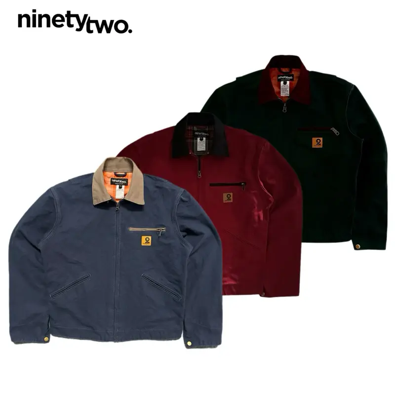 [SS2025] DETROIT JACKET NINETYTWO - Workwear Style - Canvas 425GSM