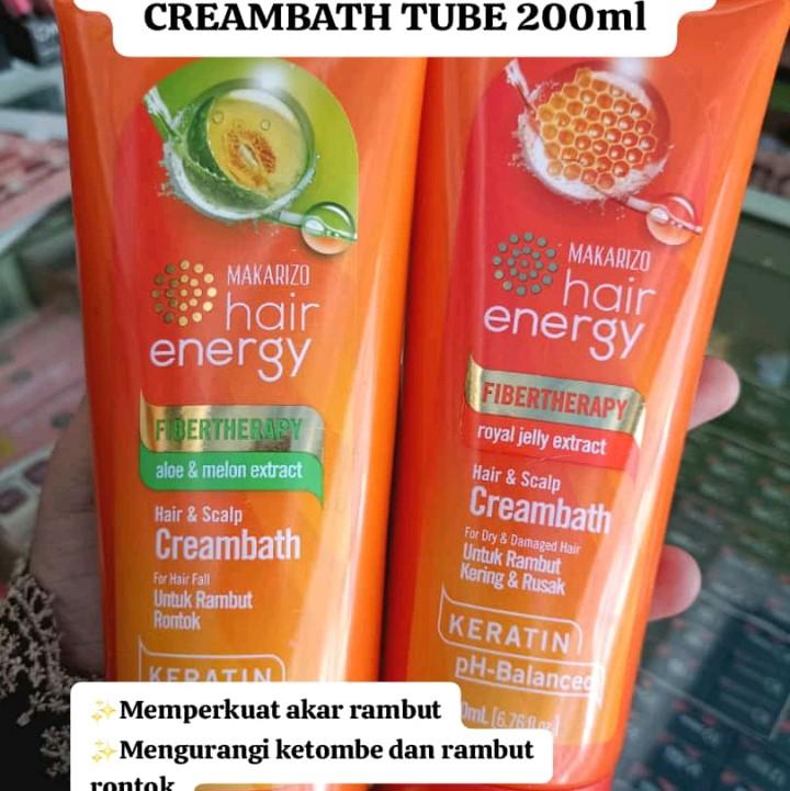 Makarizo hair energy fibertherapy creambath 200ml 0