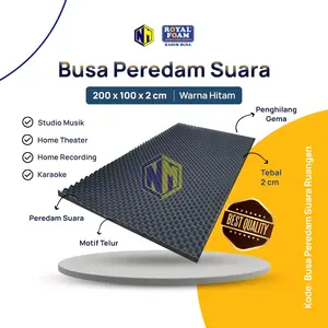 BUSA PEREDAM SUARA MODEL TELUR 200×100×2Cm