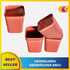 Keranjang Segi Serbaguna Enci / TEMPAT ALAT TULIS KANTOR / TEMPAT BULPEN / TEMPAT SENDOK GARPU