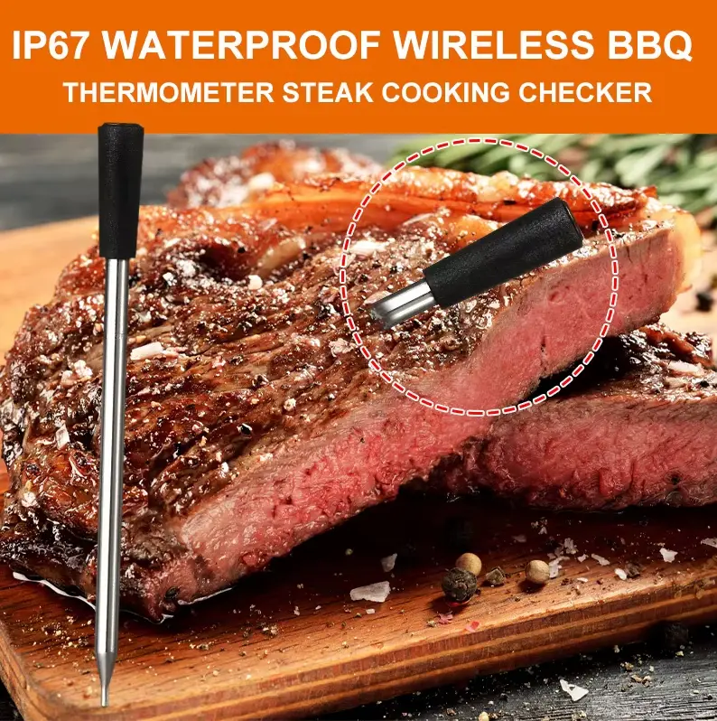 TAKA Termometer Makanan Digital Daging Susu Smart Wireless 1 Probe - CXL001