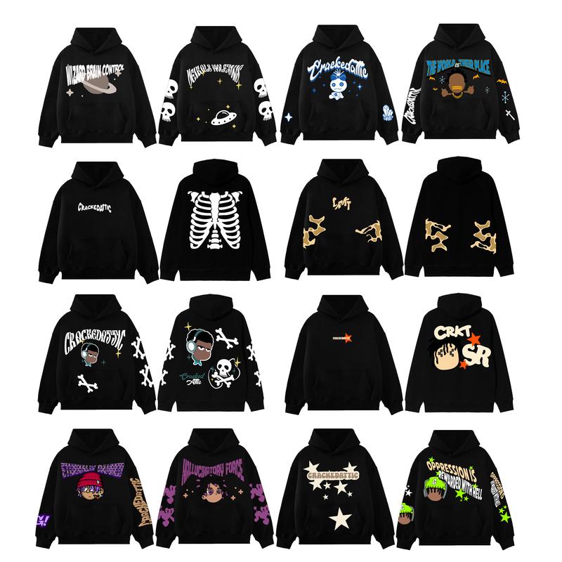 Product Introduction of Hoodie Jemper Oversize Crackedattic Cotton Fleece Unisex Pria Wanita 12