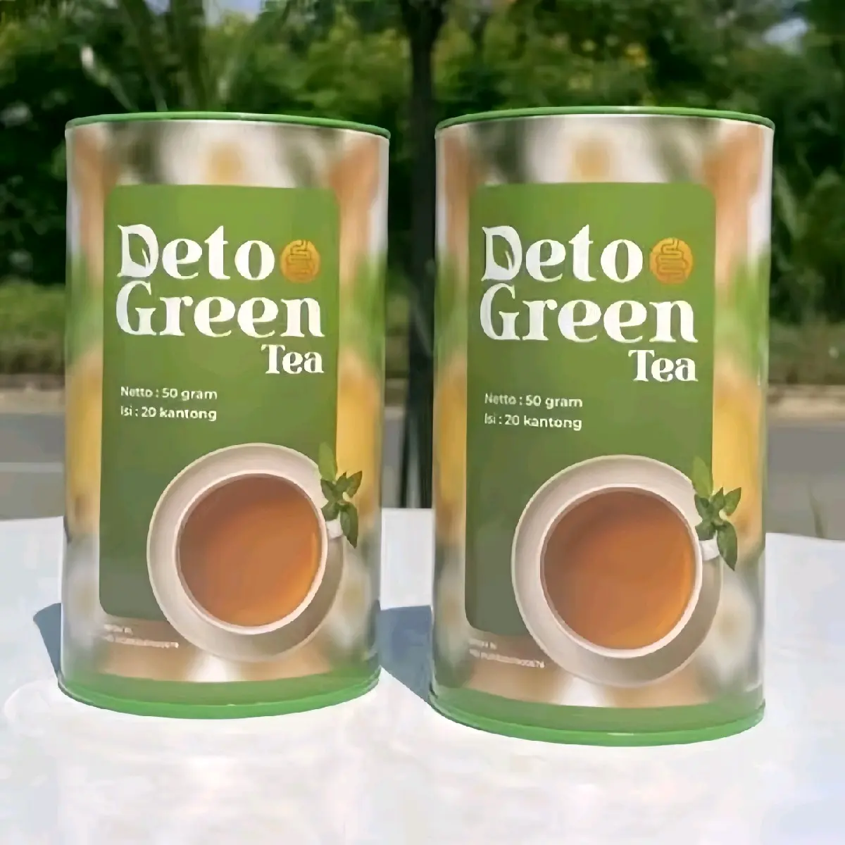 Spesial Promo Super Hemat Paket 2 Botol - Detogreen Air Tea Honey Peach Pembersih Usus Kotor Herbal Alami Asli Original