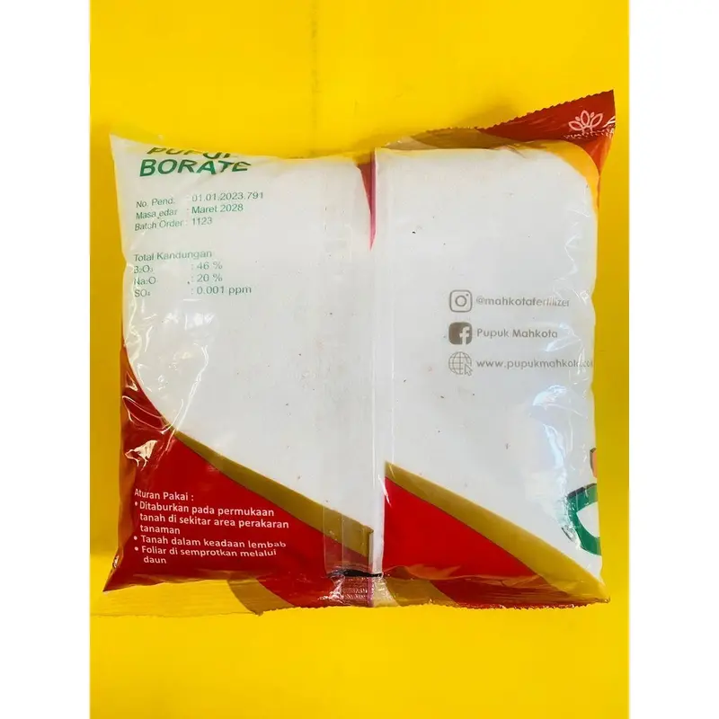 Pupuk borate mikro nutrien mahkota fertilizer isi 1kg dr SENTANA ADIDAYA 1