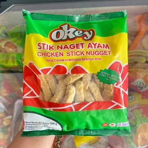 (KHUSUS PULAU JAWA) OKEY STIK NAGET AYAM 500 g / CHICKEN NUGGET / AYU PUTRI FROZEN FOOD