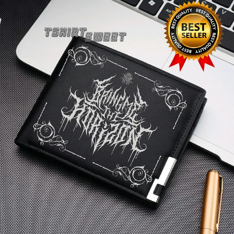 Dompet Pria Lipat BMTH Gravity Dompet Kulit Men Fashion Letter Wallet BMTH Hitam 0