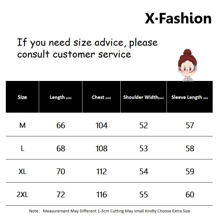 【X·Fashion】sweatshirt men's trendy brand handsome street half-zip polo shirt light and sophisticated style high-end jacket royal blue black white gray 8240 8
