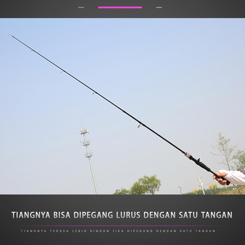 Product Introduction of HAIYI FISHING Joran Pancing 1.65m/1.8m/2.1m Fishing Rod pancing Carbon Resistansi maksimum 8KG Fishing Pole 2 Section joran fiber murah joran fishing of catch 24