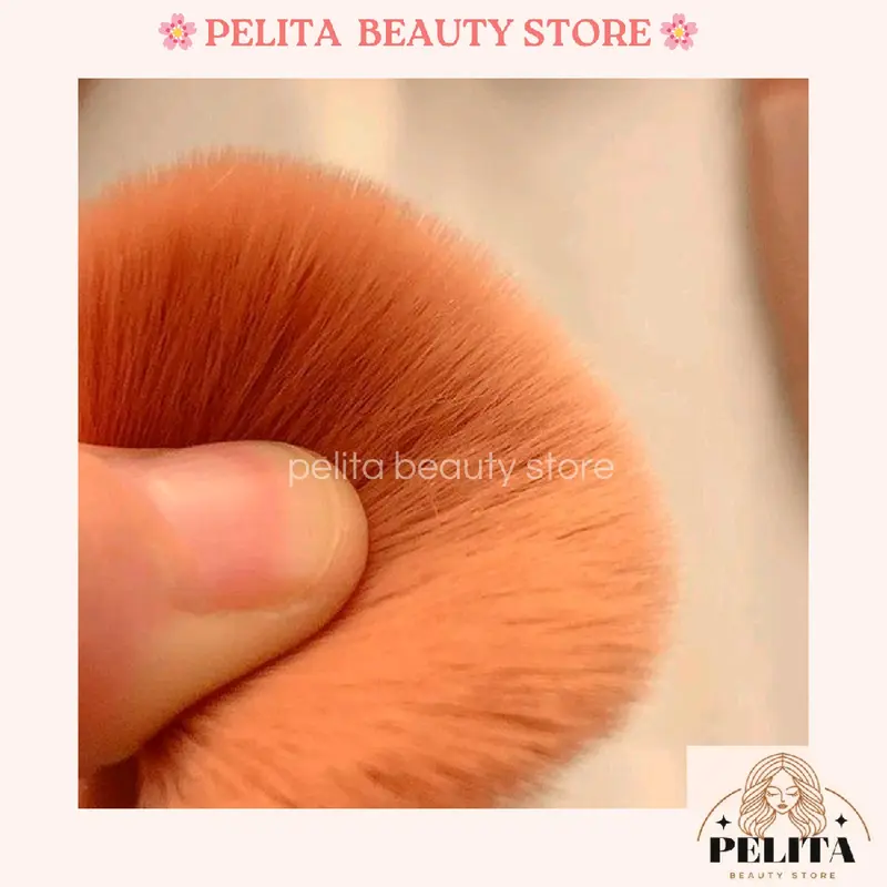 Kotak box make up 5 kuas brush + cermin set 5 in1  makeup kosmetik portable 1