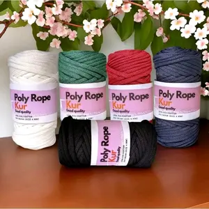 BENANG RAJUT POLY ROPE 4 MM (200 gram) POLIESTER 100%
