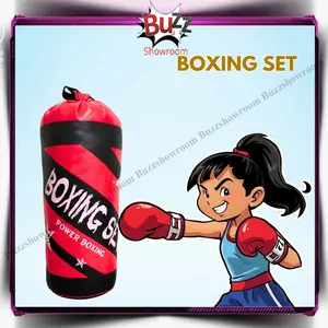 Boxing set mainan anak laki tinju samsak sarung tangan olahraga