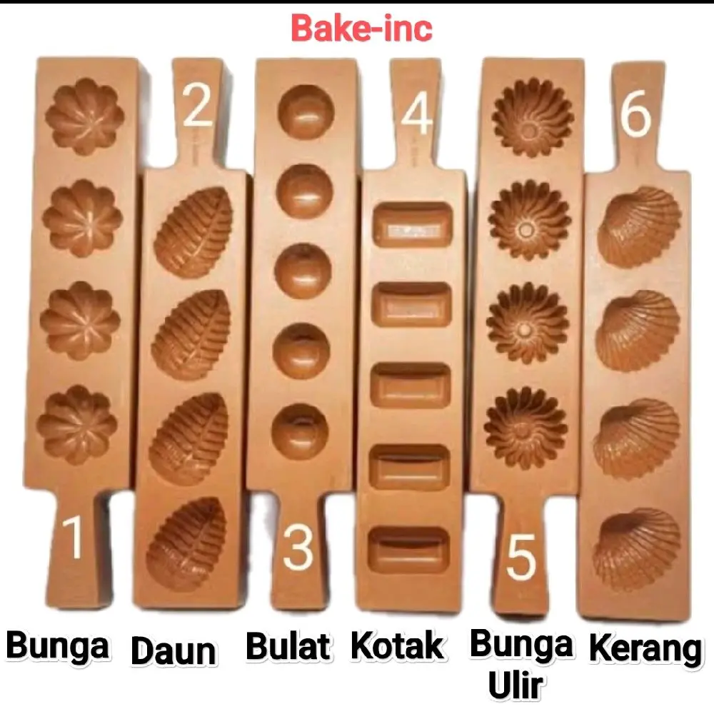 [Bake-inc] CETAKAN NASTAR KETOK (Harga 1 MOTIF = 1 PC )