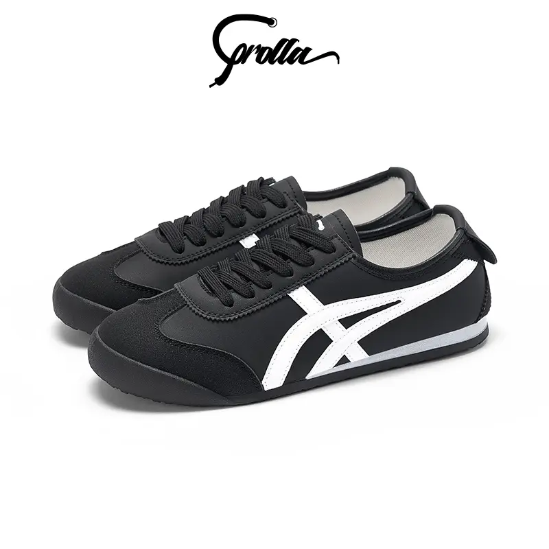 COROLLA Sepatu Olahraga Wanita Tiger-66 Sepatu Casual Sport Shoes Sneakers Viral Sepatu Kerja Main Outdoor Onitsuka BlackCoklat Merah Biru Putih Hitam 5