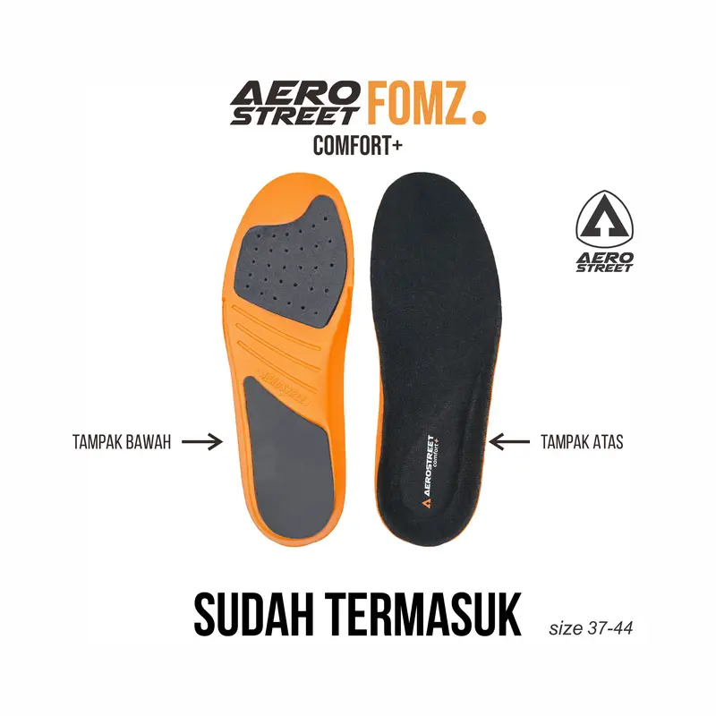Aerostreet 37-44 Boston Natural Khaki Natural - Sepatu Sneakers Casual 1