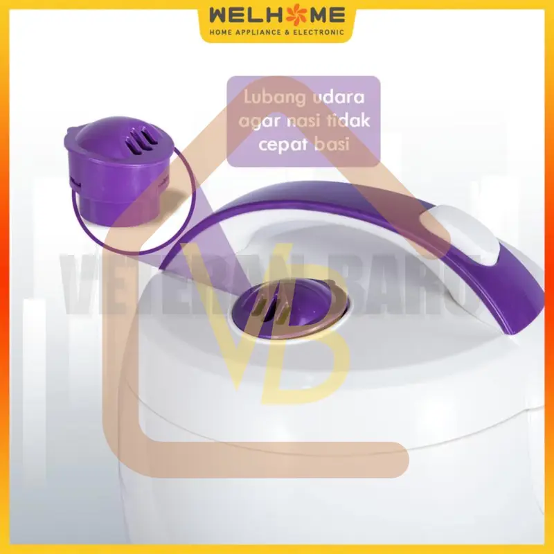 Rice Cooker Welhome 1,2 liter WRC-1211 Magic Com 3in1 Multifungsi 3