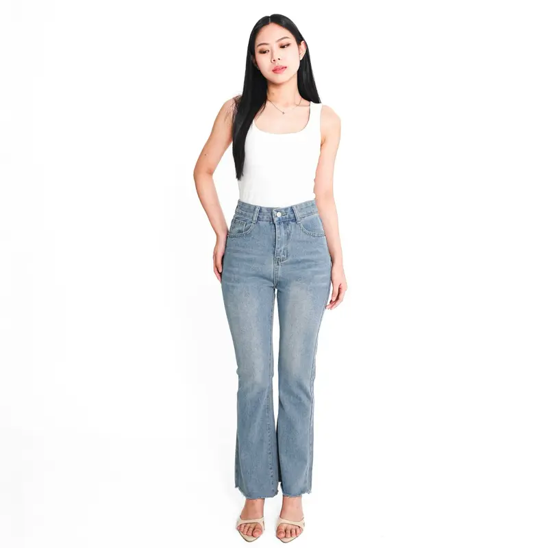 [LUXE.DLABEL] - 161 JEANS  | Celana Panjang Highwaist Wanita Jeans Wanita Polos Ripped Jeans Highwaist Wanita Skinny Jeans Highwaist Baggy Wideleg Jean 1
