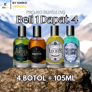 [BELI 1 DAPAT 4] Kihiko Parfum - Parfum Lucifer 30ml - Wangi Fresh Tahan Lama