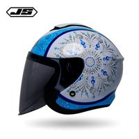 Gambar J.Steady Helm Half Face JS LATTE MOTIF HENNA PINK /Helm Cewek  /Paket Ganteng/Helm Keren/Helm wanita/Helem Dewasa/Helm solid Motorcycle Sporty - MOTIF HENNA PINK, CLEAR, M dari JS OFFICIAL Kab. Tangerang 5 Tokopedia